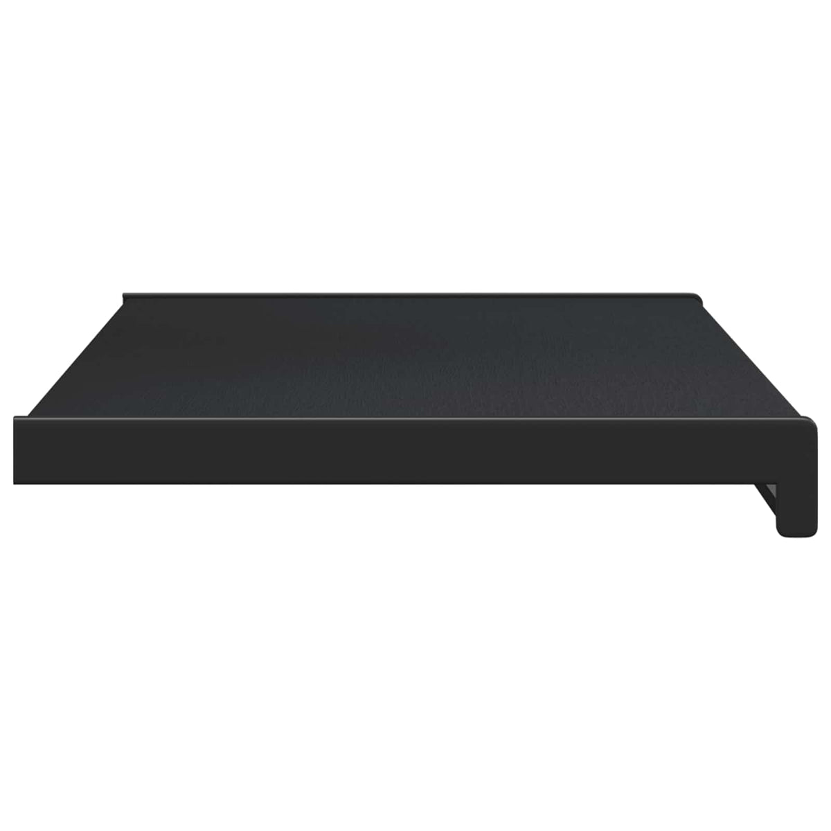 Fensterbank Schwarz mit Holzmaserung 60 x 30 x 4,5 cm PVC