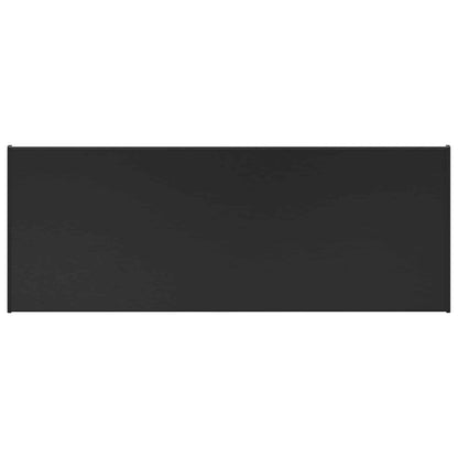Fensterbank Schwarz mit Holzmaserung 60 x 30 x 4,5 cm PVC