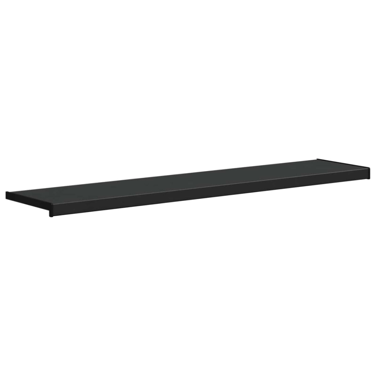 Fensterbank Schwarz mit Holzmaserung 120 x 30 x 4,5 cm PVC