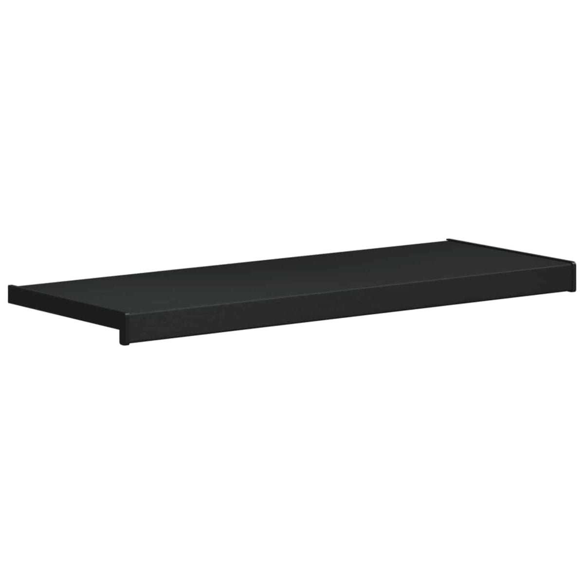 Fensterbank Schwarz mit Holzmaserung 100 x 35 x 4,5 cm PVC