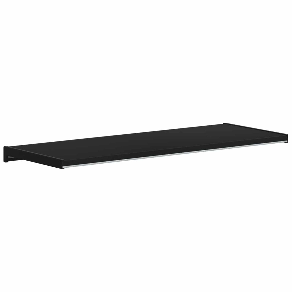 Fensterbank Schwarz mit Holzmaserung 100 x 35 x 4,5 cm PVC