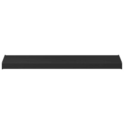 Fensterbank Schwarz mit Holzmaserung 100 x 35 x 4,5 cm PVC