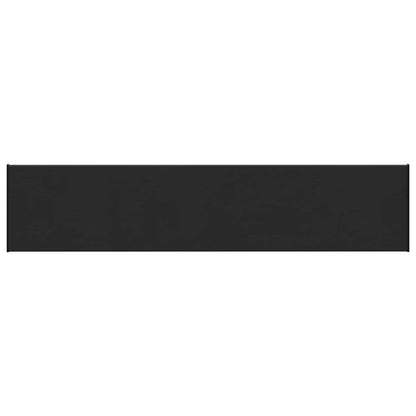 Fensterbank Schwarz mit Holzmaserung 120 x 35 x 4,5 cm PVC