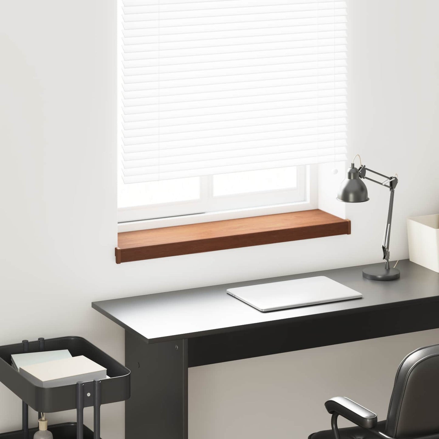 Fensterbank Braunes Holz 100 x 20 x 4,5 cm PVC