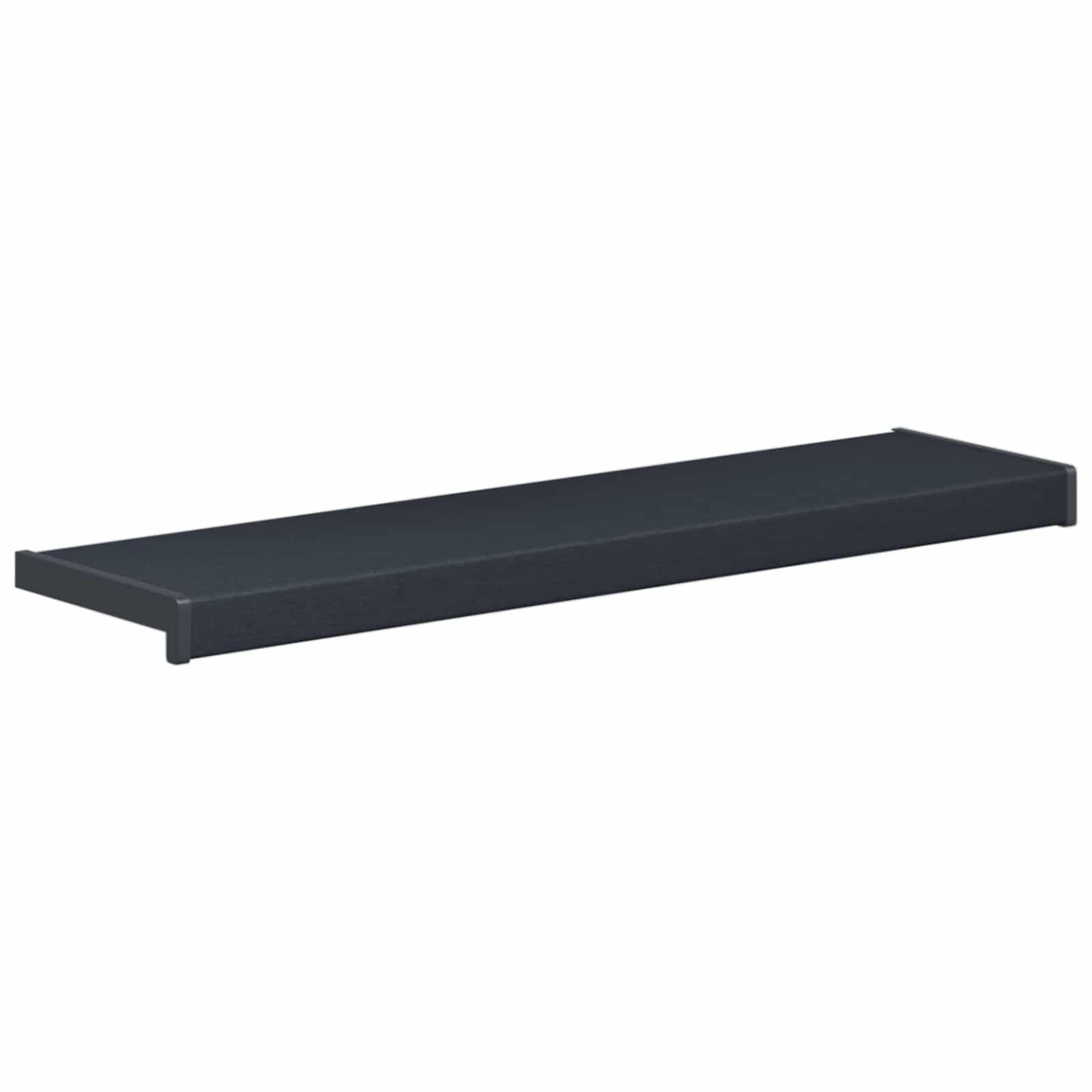 Fensterbank Anthrazit mit Holzmaserung 60 x 20 x 4,5 cm PVC