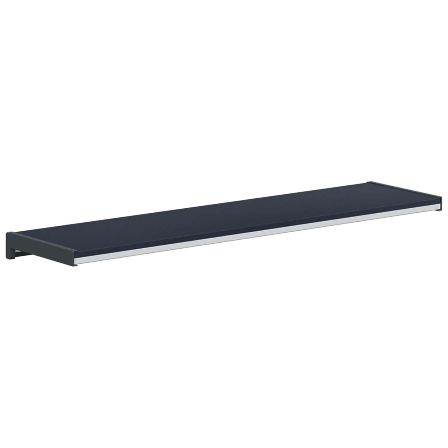 Fensterbank Anthrazit mit Holzmaserung 60 x 20 x 4,5 cm PVC