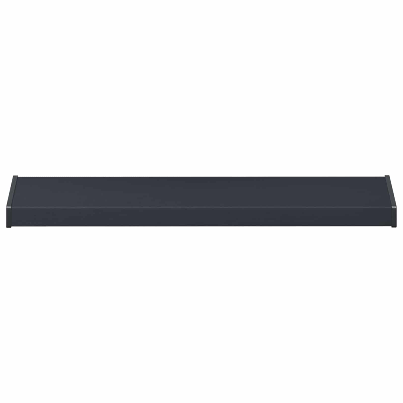 Fensterbank Anthrazit mit Holzmaserung 60 x 20 x 4,5 cm PVC