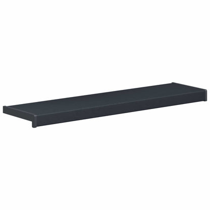 Fensterbank Anthrazit mit Holzmaserung 100 x 20 x 4,5 cm PVC