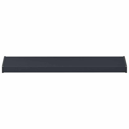 Fensterbank Anthrazit mit Holzmaserung 100 x 20 x 4,5 cm PVC
