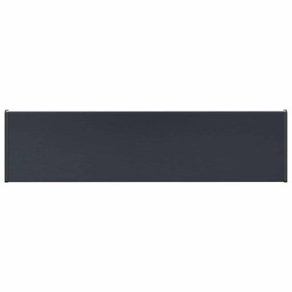 Fensterbank Anthrazit mit Holzmaserung 100 x 20 x 4,5 cm PVC