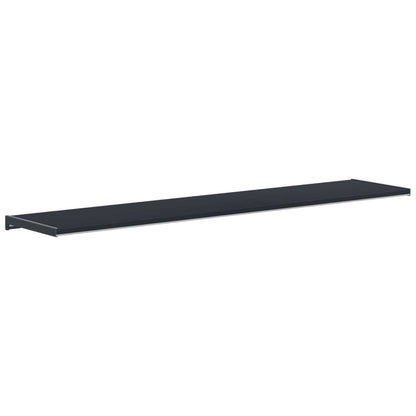 Fensterbank Anthrazit mit Holzmaserung 120 x 20 x 4,5 cm PVC