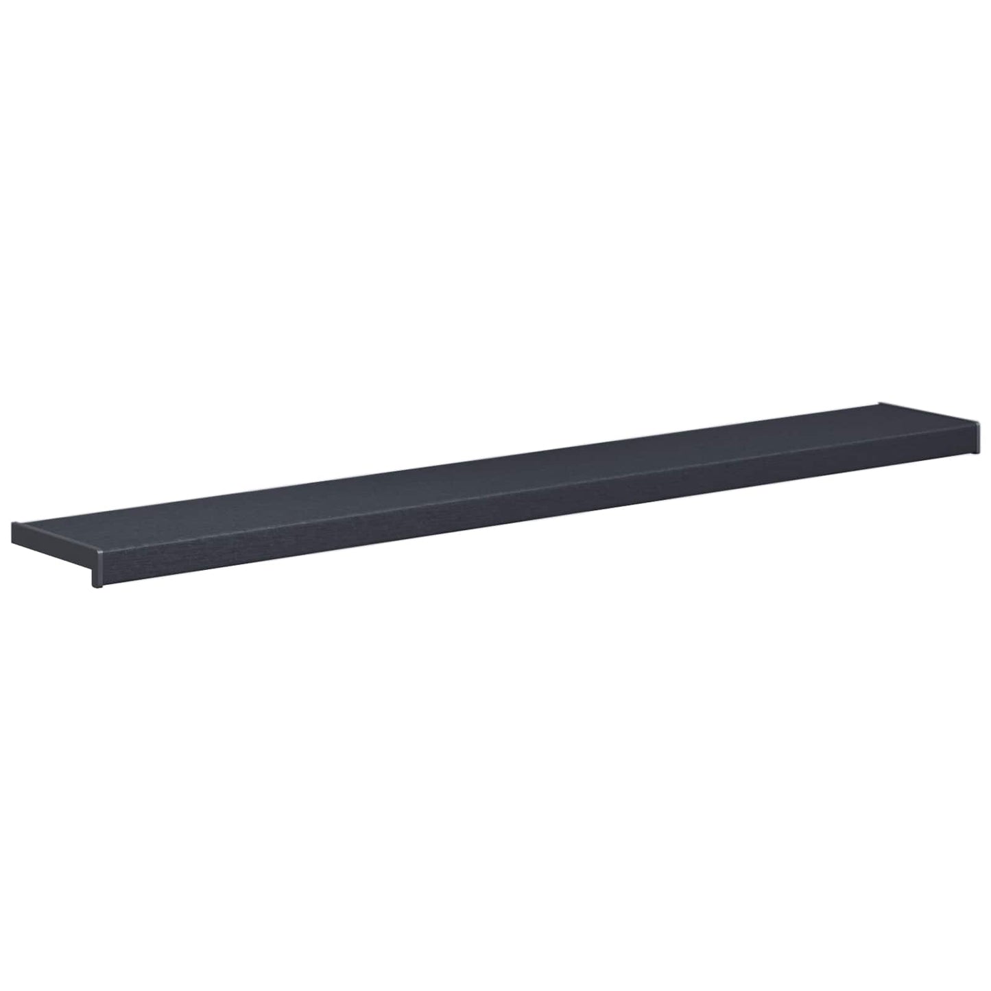 Fensterbank Anthrazit mit Holzmaserung 140 x 25 x 4,5 cm PVC