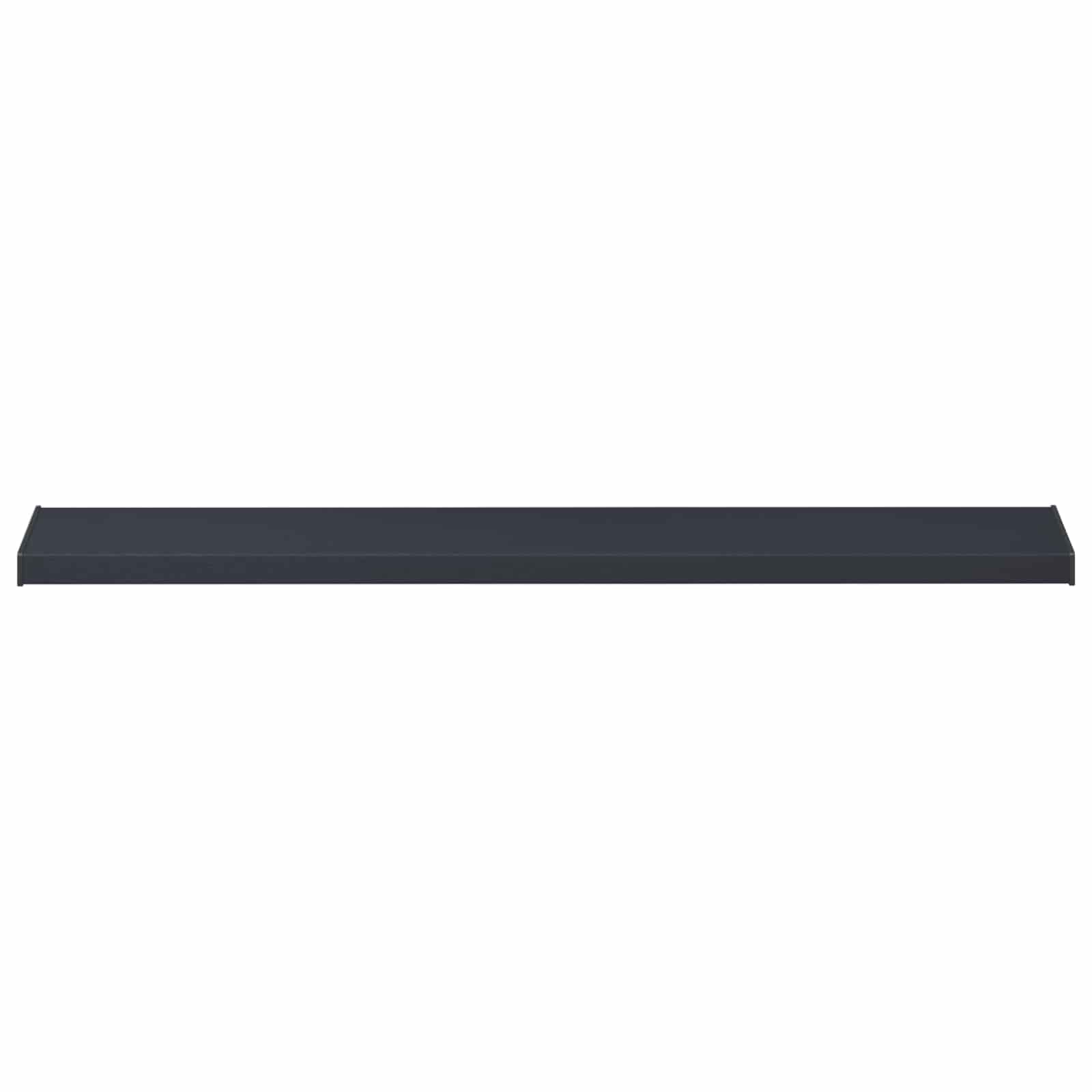 Fensterbank Anthrazit mit Holzmaserung 140 x 25 x 4,5 cm PVC