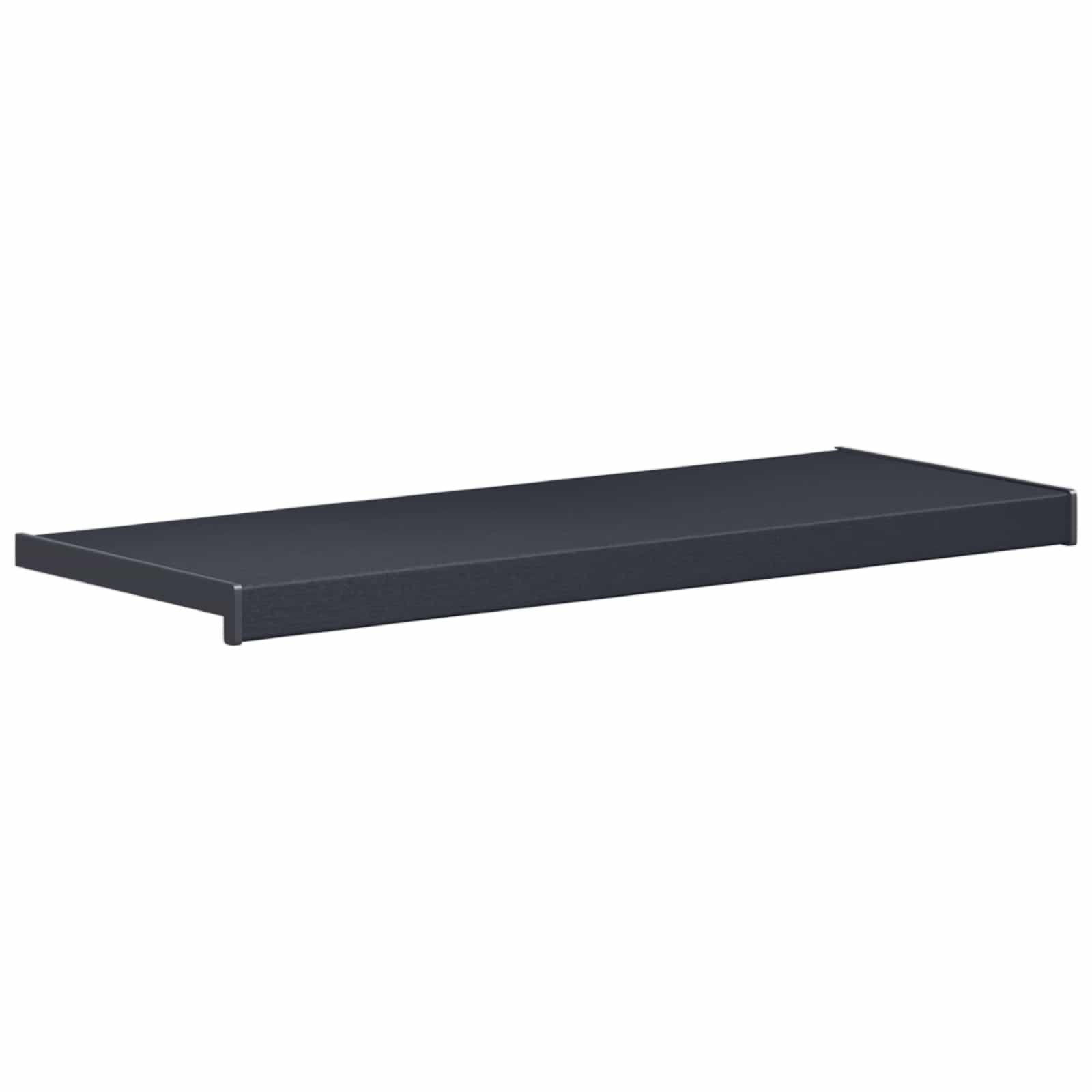 Fensterbank Anthrazit mit Holzmaserung 100 x 30 x 4,5 cm PVC