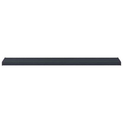 Fensterbank Anthrazit mit Holzmaserung 140 x 30 x 4,5 cm PVC