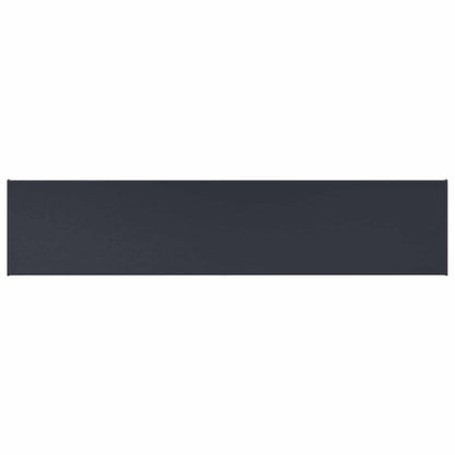 Fensterbank Anthrazit mit Holzmaserung 140 x 30 x 4,5 cm PVC