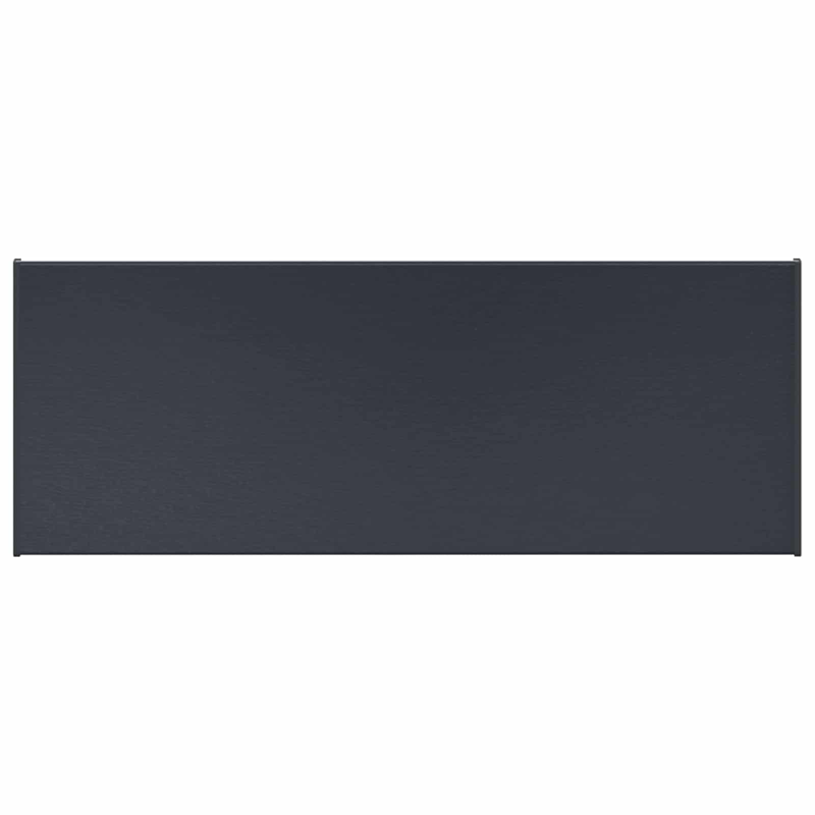 Fensterbank Anthrazit mit Holzmaserung 60 x 35 x 4,5 cm PVC