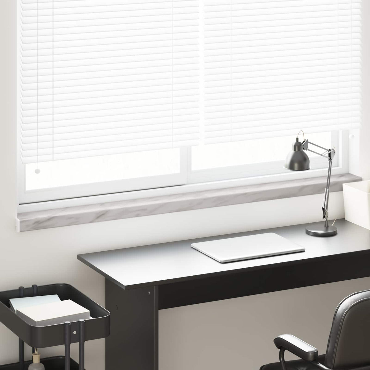 Fensterbank Marmorstruktur 120 x 10 x 4,5 cm PVC