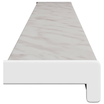 Fensterbank Marmorstruktur 120 x 15 x 4,5 cm PVC