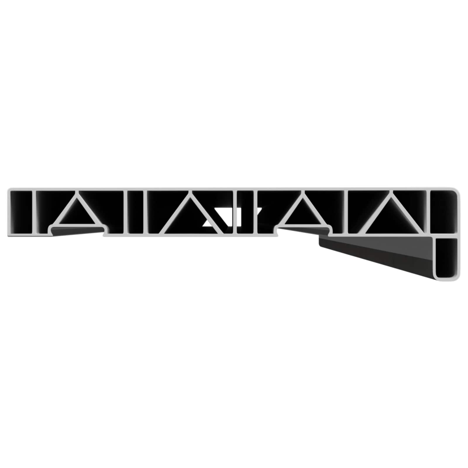 Fensterbank Marmorstruktur 120 x 20 x 4,5 cm PVC