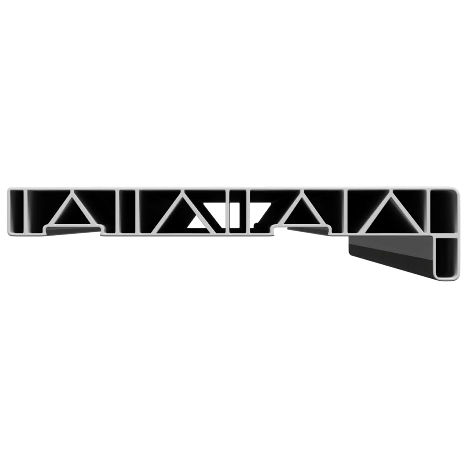 Fensterbank Marmorstruktur 80 x 25 x 4,5 cm PVC