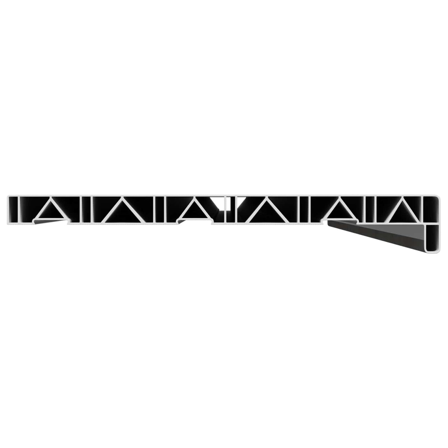 Fensterbank Marmorstruktur 120 x 35 x 4,5 cm PVC