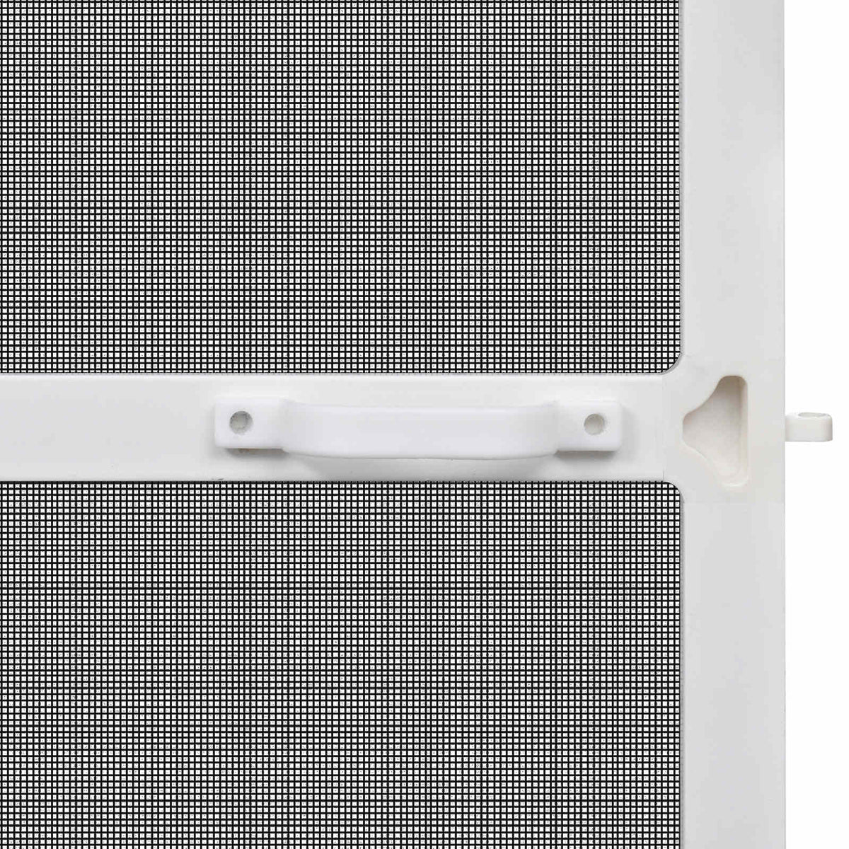 Schwenk-Insektenscreen Weiß und Schwarz 100 x 215 cm