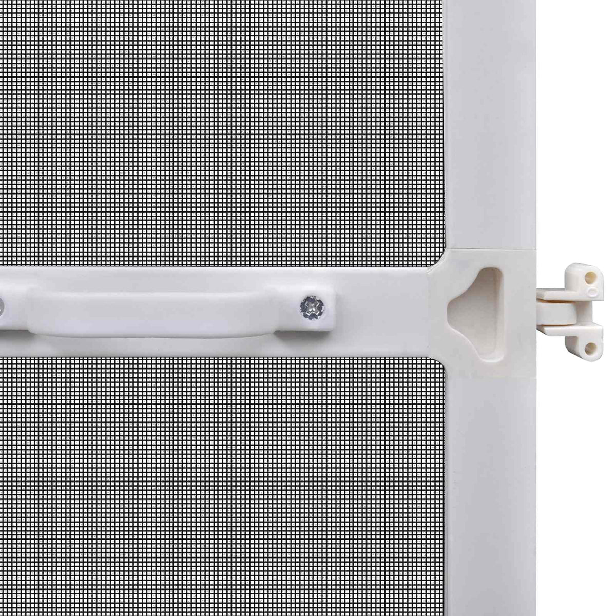 Schwenk-Insektenscreen Weiß und Schwarz 100 x 215 cm