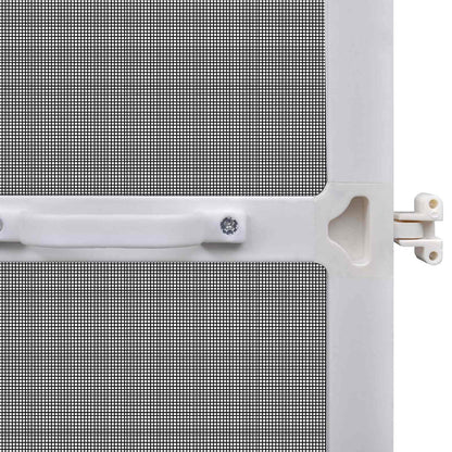 Schwenk-Insektenscreen Weiß und Schwarz 100 x 215 cm