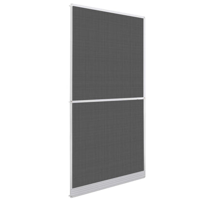 Schwenk-Insektenscreen Weiß und Schwarz 100 x 215 cm