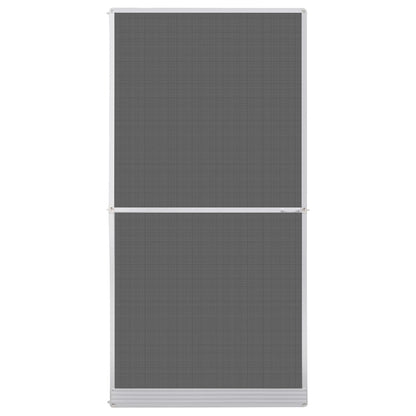 Schwenk-Insektenscreen Weiß und Schwarz 120 x 240 cm