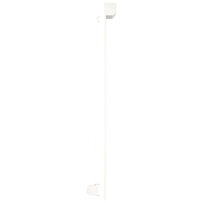 Rollladen Weiß 110 x 220 cm Aluminium und Polyurethan