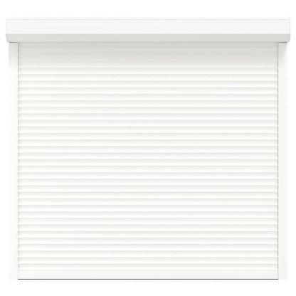 Rollladen Weiß 160 x 150 cm Aluminium und Polyurethan