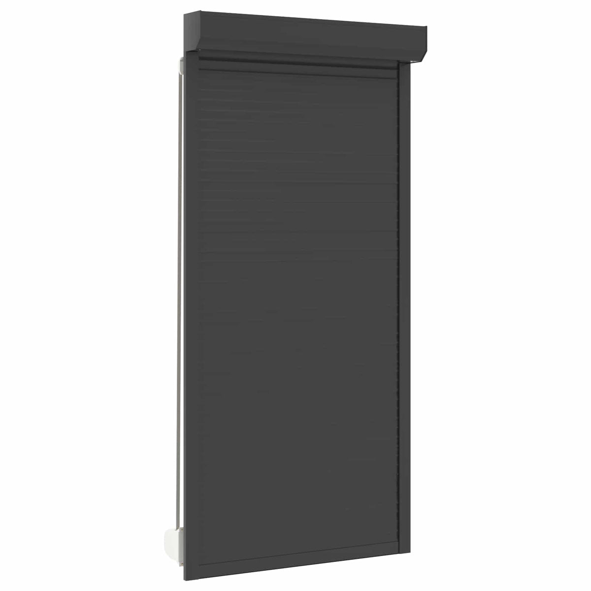 Rollladen Anthrazit 100 x 210 cm Aluminium und Polyurethan