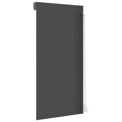 Rollladen Anthrazit 100 x 210 cm Aluminium und Polyurethan