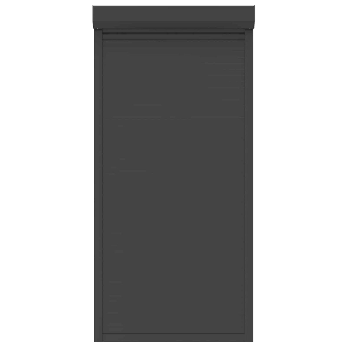Rollladen Anthrazit 100 x 210 cm Aluminium und Polyurethan