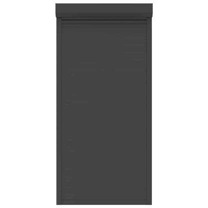 Rollladen Anthrazit 100 x 210 cm Aluminium und Polyurethan