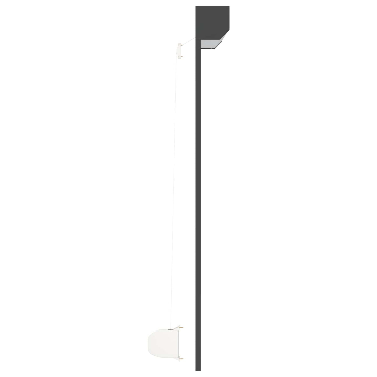 Rollladen Anthrazit 160 x 150 cm Aluminium und Polyurethan