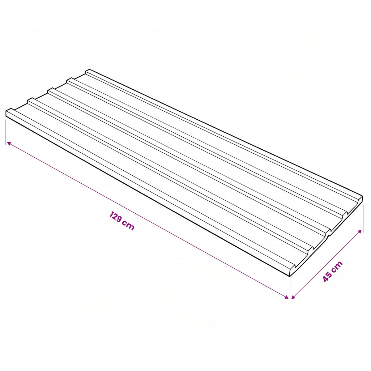 Dachpaneel 12 stk. Braun 129 x 45 cm Verzinkter Stahl