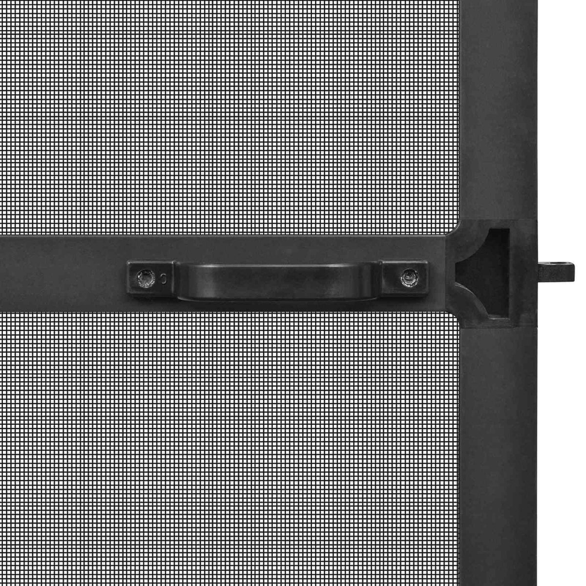 Schwenk-Insektenscreen Anthrazit und Schwarz 100 x 215 cm