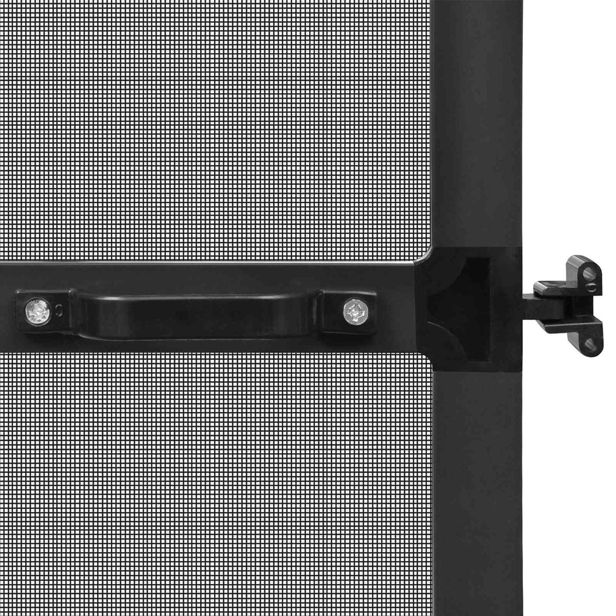 Schwenk-Insektenscreen Anthrazit und Schwarz 100 x 215 cm