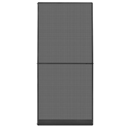 Schwenk-Insektenscreen Anthrazit und Schwarz 100 x 215 cm