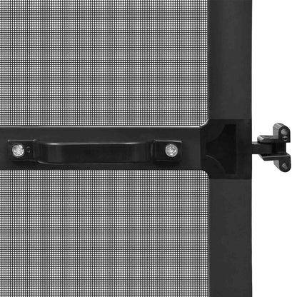 Schwenk-Insektenscreen Anthrazit und Schwarz 120 x 240 cm