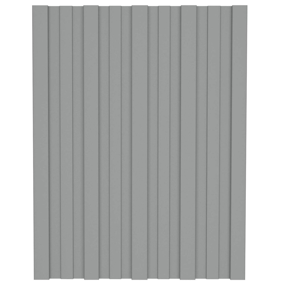 Dachpaneel 12 Stk. Grau 60 x 45 cm Verzinkter Stahl
