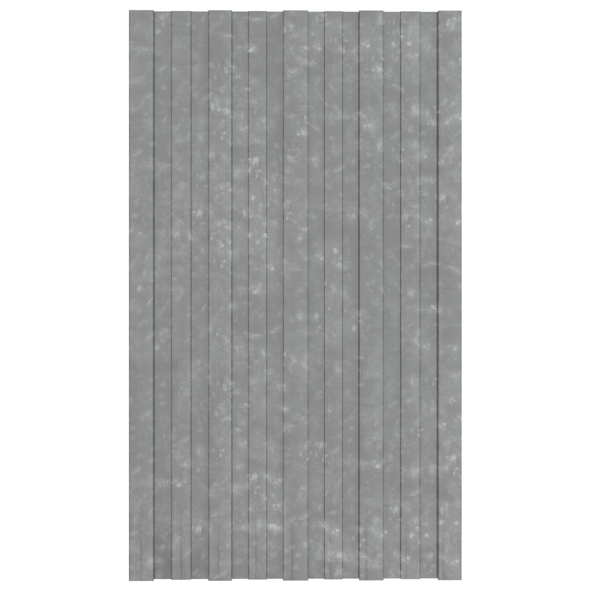 Dachpaneel 36 Stk. Silber 80 x 45 cm Verzinkter Stahl