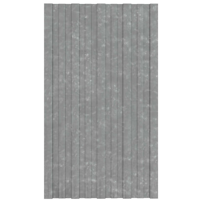 Dachpaneel 36 Stk. Silber 80 x 45 cm Verzinkter Stahl