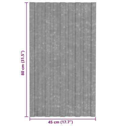 Dachpaneel 36 Stk. Silber 80 x 45 cm Verzinkter Stahl