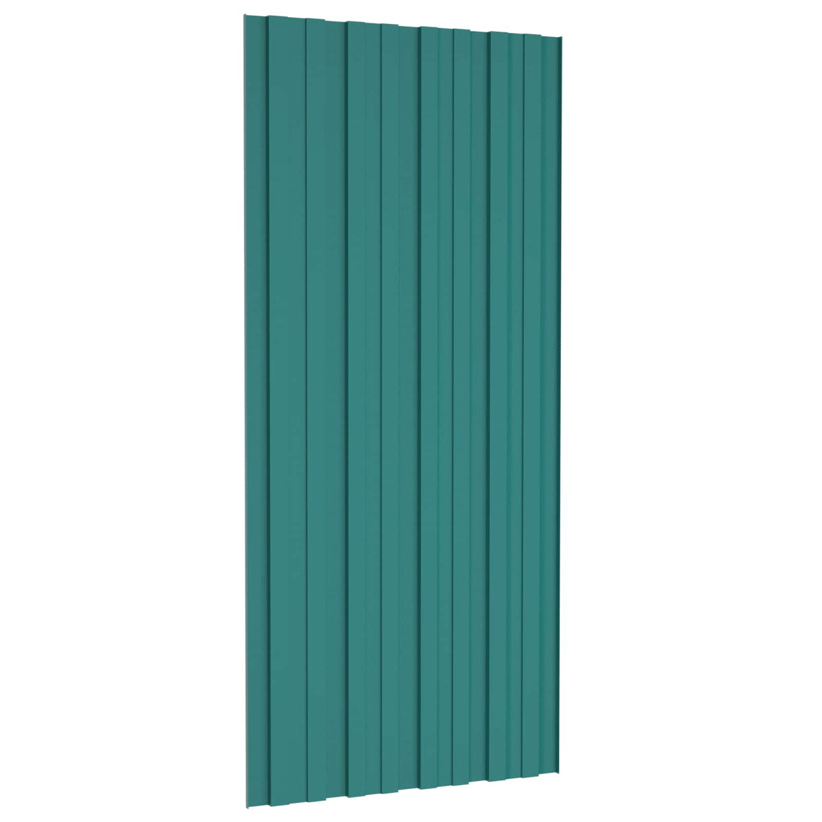 Dachpaneel 36 Stk. Grün 100 x 45 cm Verzinkter Stahl