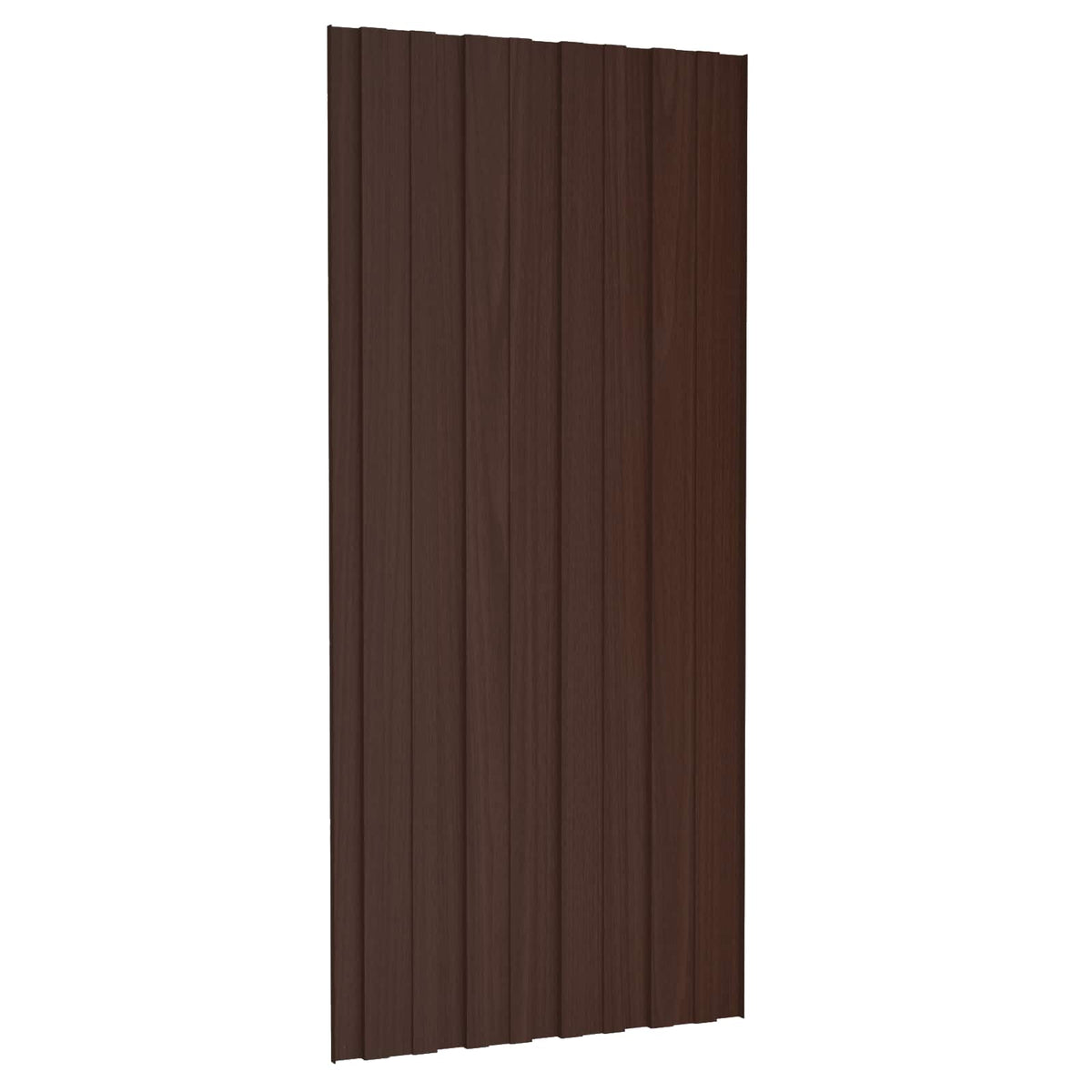 Dachpaneel 36 Stk. Braun 100 x 45 cm Verzinkter Stahl