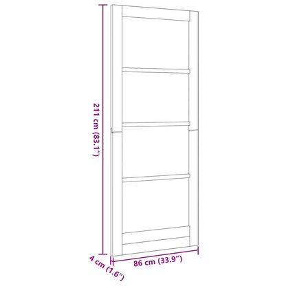 Interior Tür 86 x 211 cm Sperrholz Natur
